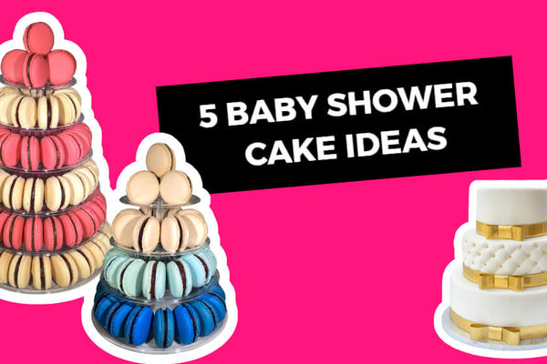 Baby shower cake for girls