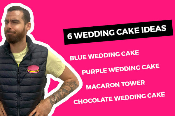 Rose gold and purple wedding cake ideas (2023)