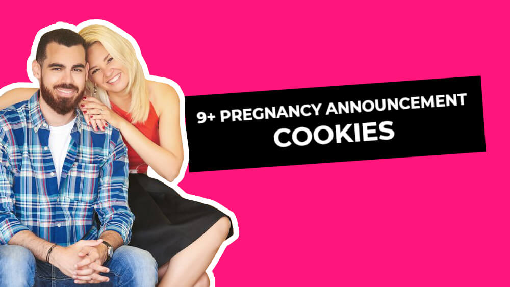 Pregnancy announcement cookies in 2025