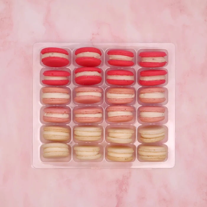 Pink Mini Macaroons Pink Macaroons Assortment | Handmade by French Chefs | Pastreez