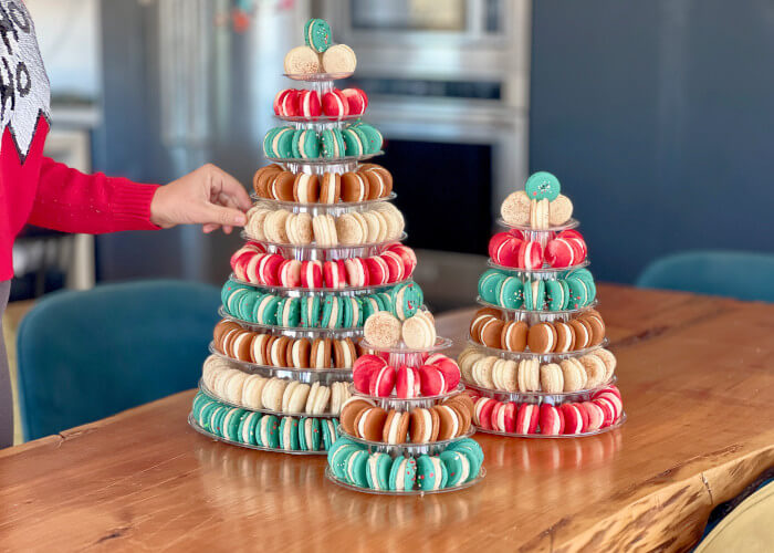 Christmas macarons