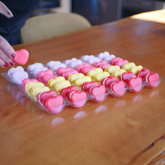 Valentine's day macarons