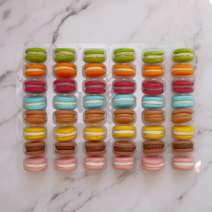 48 macarons (assortment)