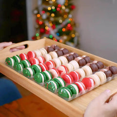 Christmas macarons