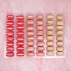 Pink macaroons