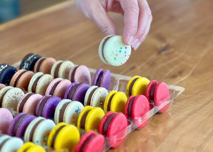 Vegan macarons