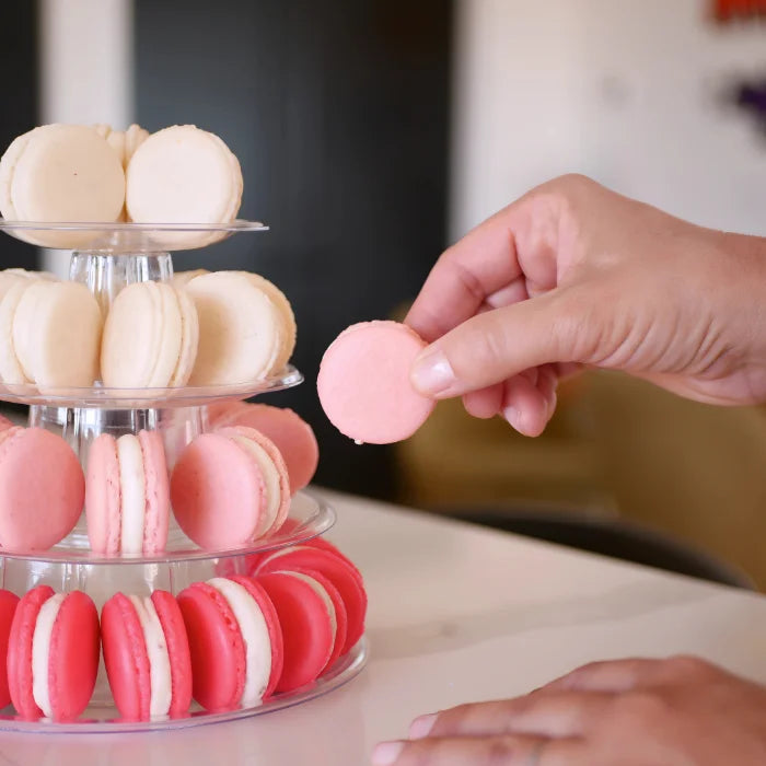 Pink Mini Macaroons Pink Macaroons Assortment | Handmade by French Chefs | Pastreez