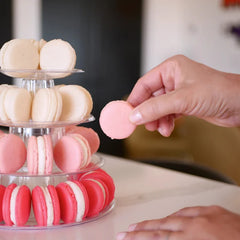 Pink macaroons