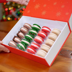 Christmas macarons