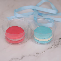 Individually wrapped macarons