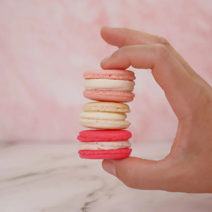 Pink Mini Macaroons Pink Macaroons Assortment | Handmade by French Chefs | Pastreez