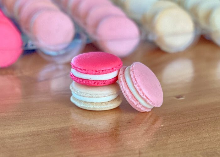 Pink macaroons