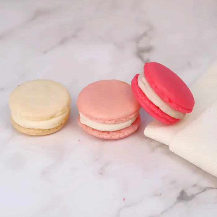 Pink Mini Macaroons Pink Macaroons Assortment | Handmade by French Chefs | Pastreez