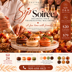 🥂 Sip Soirée – A French Macaron Experience!