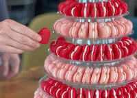 Heart shaped macarons